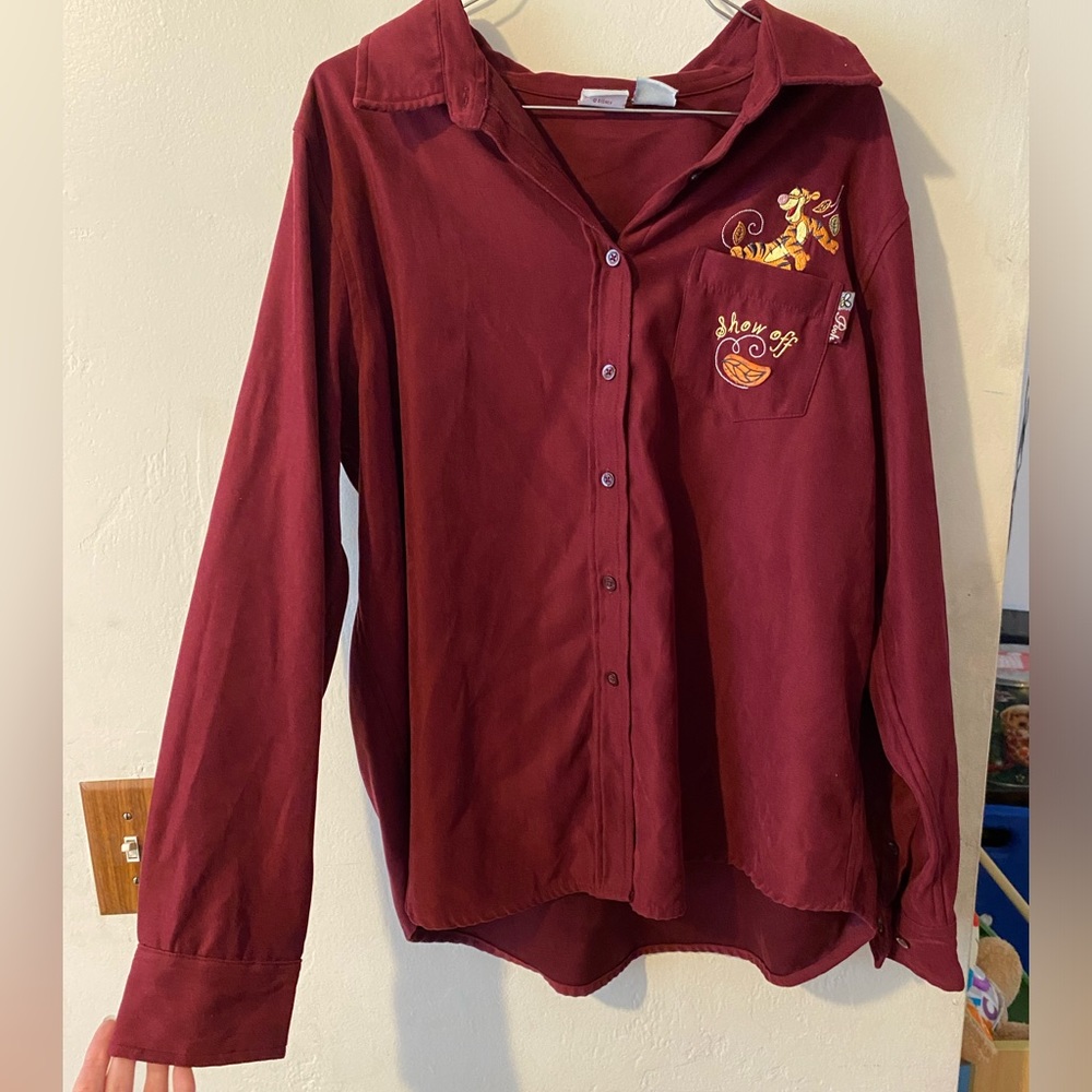 Disney Tigger button down